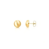 Brinco Lima Acetinado com Banho de Ouro 18K