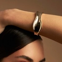 Bracelete Catembe com Banho de Ouro 18k