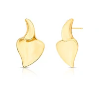 Brinco Fellini com Banho de Ouro 18K