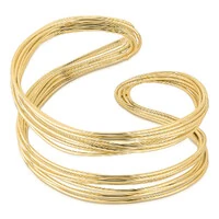 Pulseira Simone Fios com Banho de Ouro 18K
