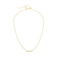 Corrente Fina com Banho de Ouro 18K