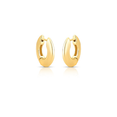 Foto Brinco Argola com Banho de Ouro 18K