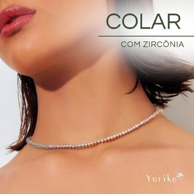 Colar com Zircônia - Brilho e Sofisticação em Cada Detalhe