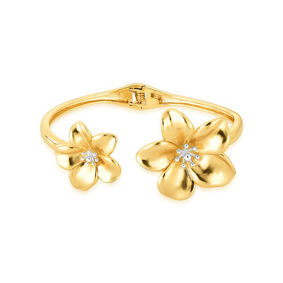 Foto Pulseira Flores Acetinadas com Mix de Banhos