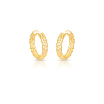 Foto Brinco Aramado Basic Banhado a Ouro 18K- Elegância Clássica com Brilho Intenso