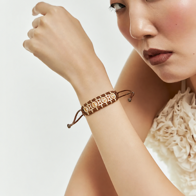 Foto Pulseira Boho com Cristais, Zircônias e Banho de Ouro 18K