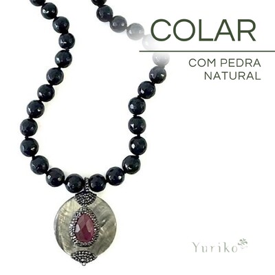 Colar com Pedra Natural - Sofisticação e Energia em Uma Só Peça