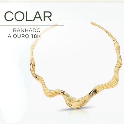 Colar Banhado a Ouro - Sofisticação e Versatilidade em Uma Única Peça