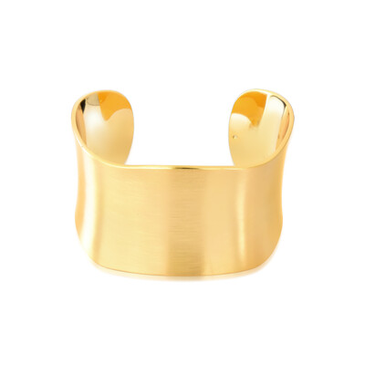 Foto Bracelete Palo Acetinado com Banho de Ouro 18K – Sofisticação Contemporânea