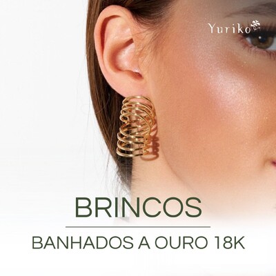Brincos Banhados a Ouro: Beleza, Elegância e Versatilidade em Cada Detalhe