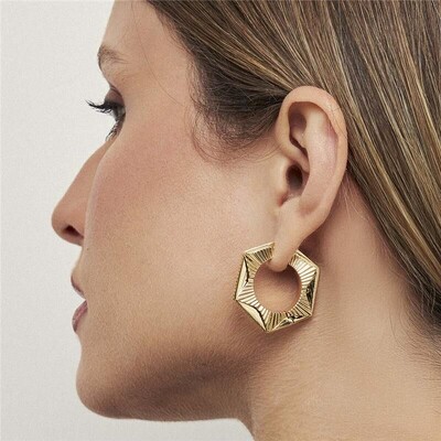 FotoArgola Bientot com Zircônias – Banho de Ouro 18K | Elegância com Sentido