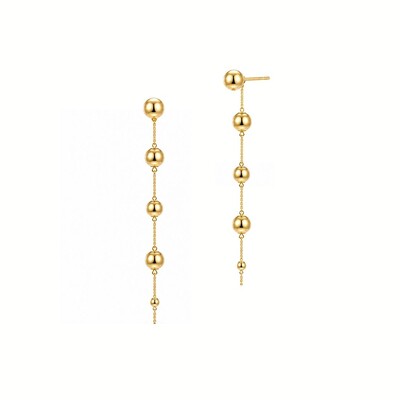 Foto Brinco Fio Pop – Banho de Ouro 18K | Design Alongado