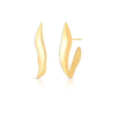 Foto Argola Ney com Banho de Ouro 18K