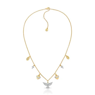 Foto Colar Fé II com pingentes em Banho de Ouro 18K e Zircônias