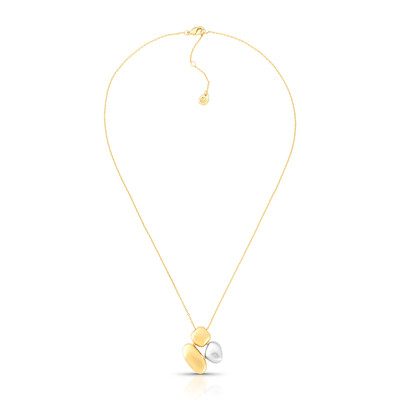 Foto Colar Geo com Mix de Banhos e Acabamento Acetinado