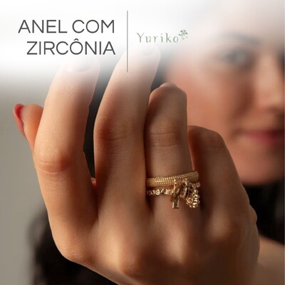 Anel com Zircônia: Brilho, Elegância e Versatilidade em Uma Só Peça