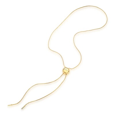 Foto Colar Bool Longo com Banho de Ouro 18K