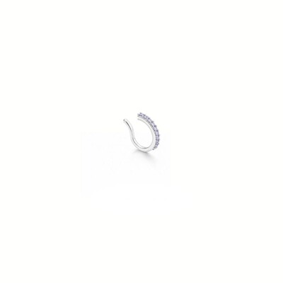Foto Piercing Fio – Zircônia Lilás e Banho de Ródio Branco