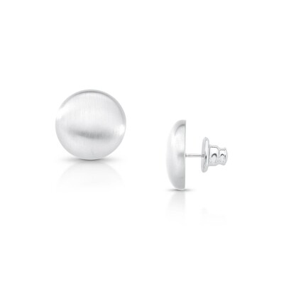 Foto Brinco Andaluz Petit - Banho de Ródio Branco | Design Acetinado