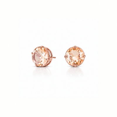 Foto Brinco Riviera com Cristal e Banho de Ouro Rosé