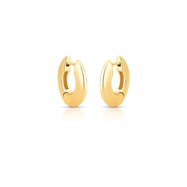 Brinco Argola com Banho de Ouro 18K