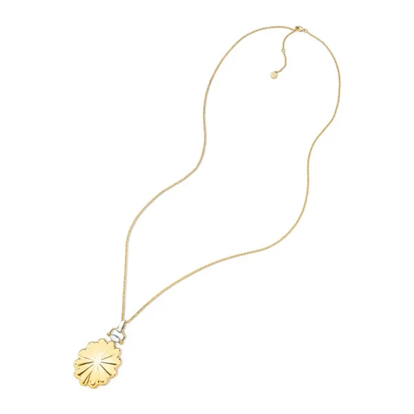 Colar Relicário Cosi com Banho de Ouro 18K