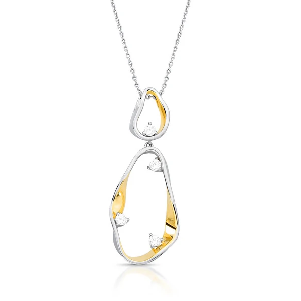 Colar Badu com Zircônias e Mix de Banhos