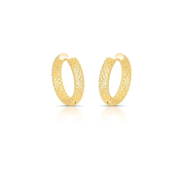 Brinco Aramado Basic Banhado a Ouro 18K- Elegância Clássica com Brilho Intenso