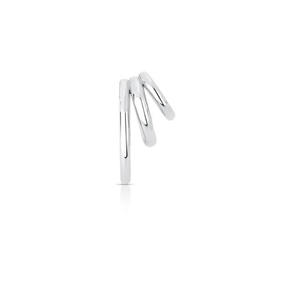 Piercing Ornella - Banho Ródio Branco | Design Moderno