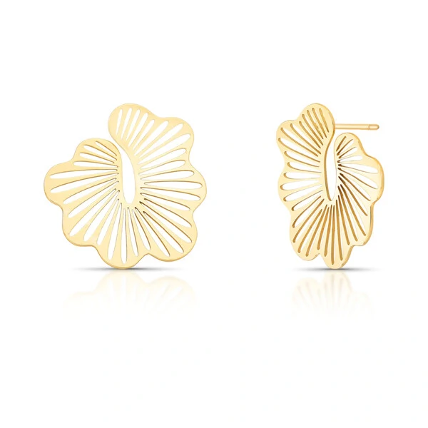 Brinco Boogie com Banho de Ouro 18K