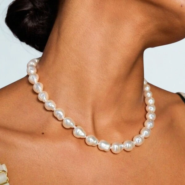 Colar Paquetá P Pérola Banho Ouro 18K