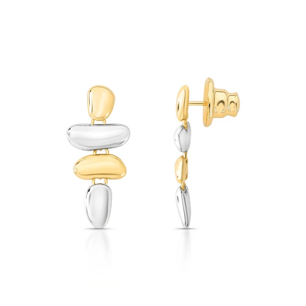 Brinco Palomino Pendente com Mix de Banhos