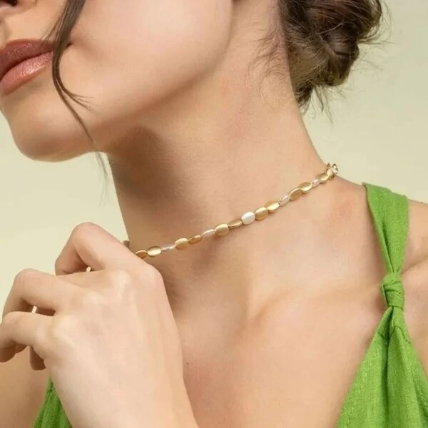 Colar Luzia Acetinado Mix de Banhos
