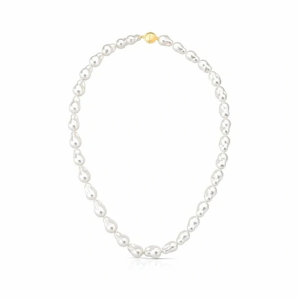 Colar Paquetá P Pérola Banho Ouro 18K