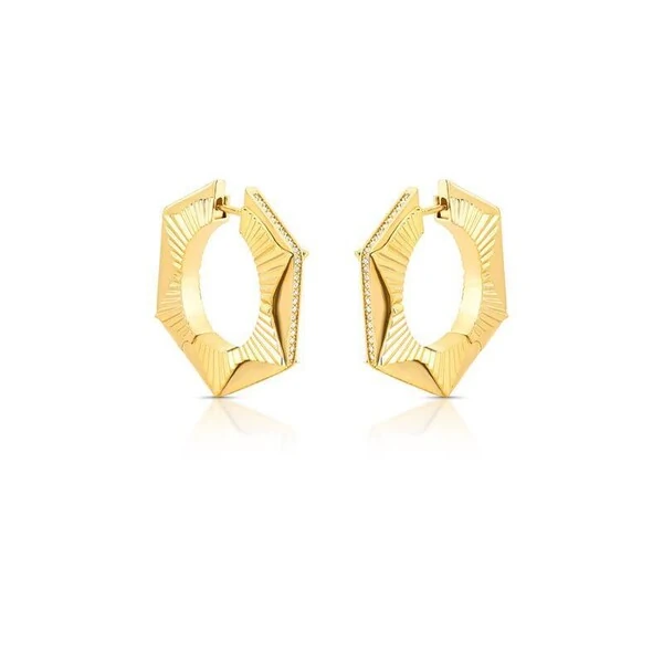 Argola Bientot com Zircônias – Banho de Ouro 18K | Elegância com Sentido