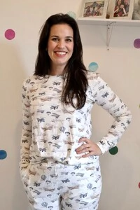 Pijama Jogging Manga Longa Voando nas Nuvens
