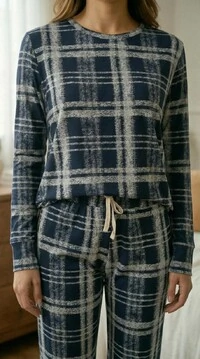 Pijama Manga Longa Xadrez Urbano