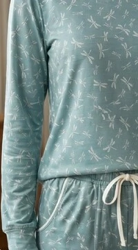 Pijama Manga Longa Jogging Libélulas