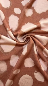 Pijama Manga longa Poá Organic Rosa