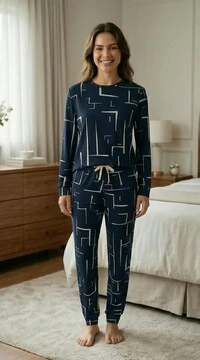 Pijama Manga Longa Labirinto