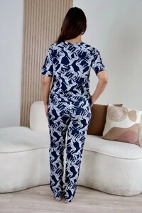 Pijama Meia Estação de algodão Onça