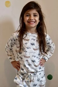 Pijama Infantil Unissex Voando nas Nuvens