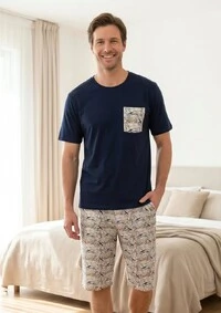 Pijama Verão Masculino Voyage
