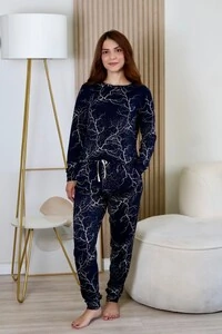Pijama Manga Longa Calça Jogging Raio