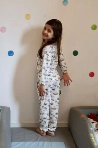 Pijama Infantil Unissex Voando nas Nuvens