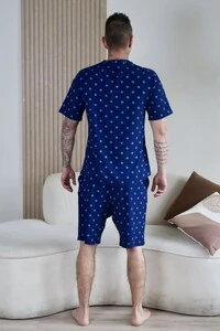 Pijama Verão Masculino Blue Dots