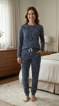 Pijama Manga Longa Jogging Maré