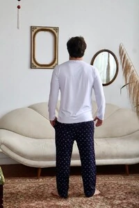 Pijama Manga Longa Masculino Ancora