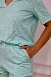 Pijama Bermuda Aura Mint