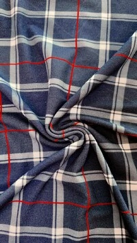 Pijama Manga Longa Xadrez Classic Blue